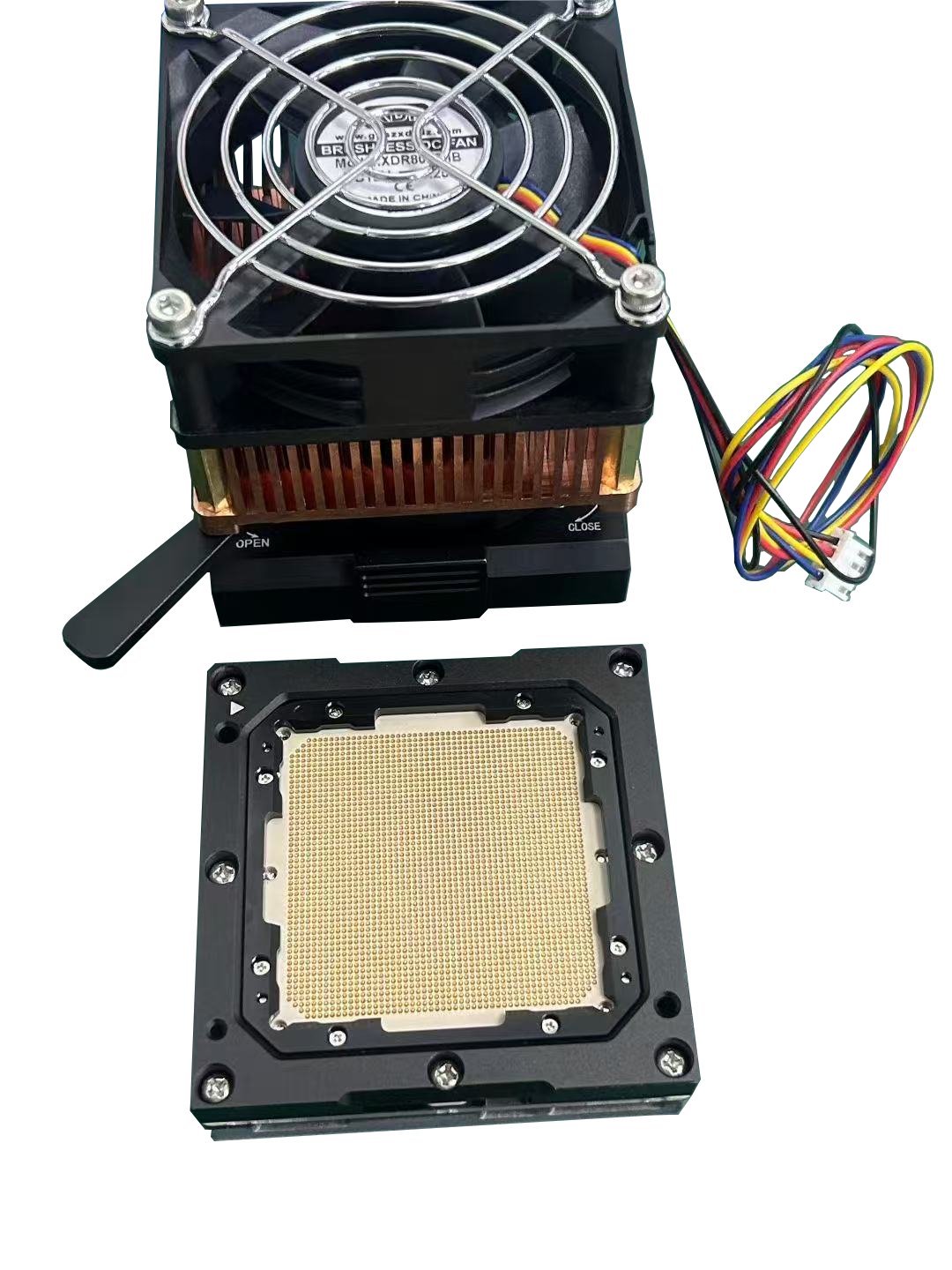 定制BGA3355-P1.0-60X60X4.6金属双扣老化